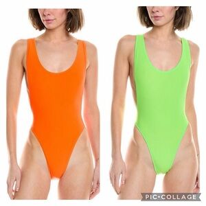 Norma Kamali, Reversible, Marissa One Piece, SMALL